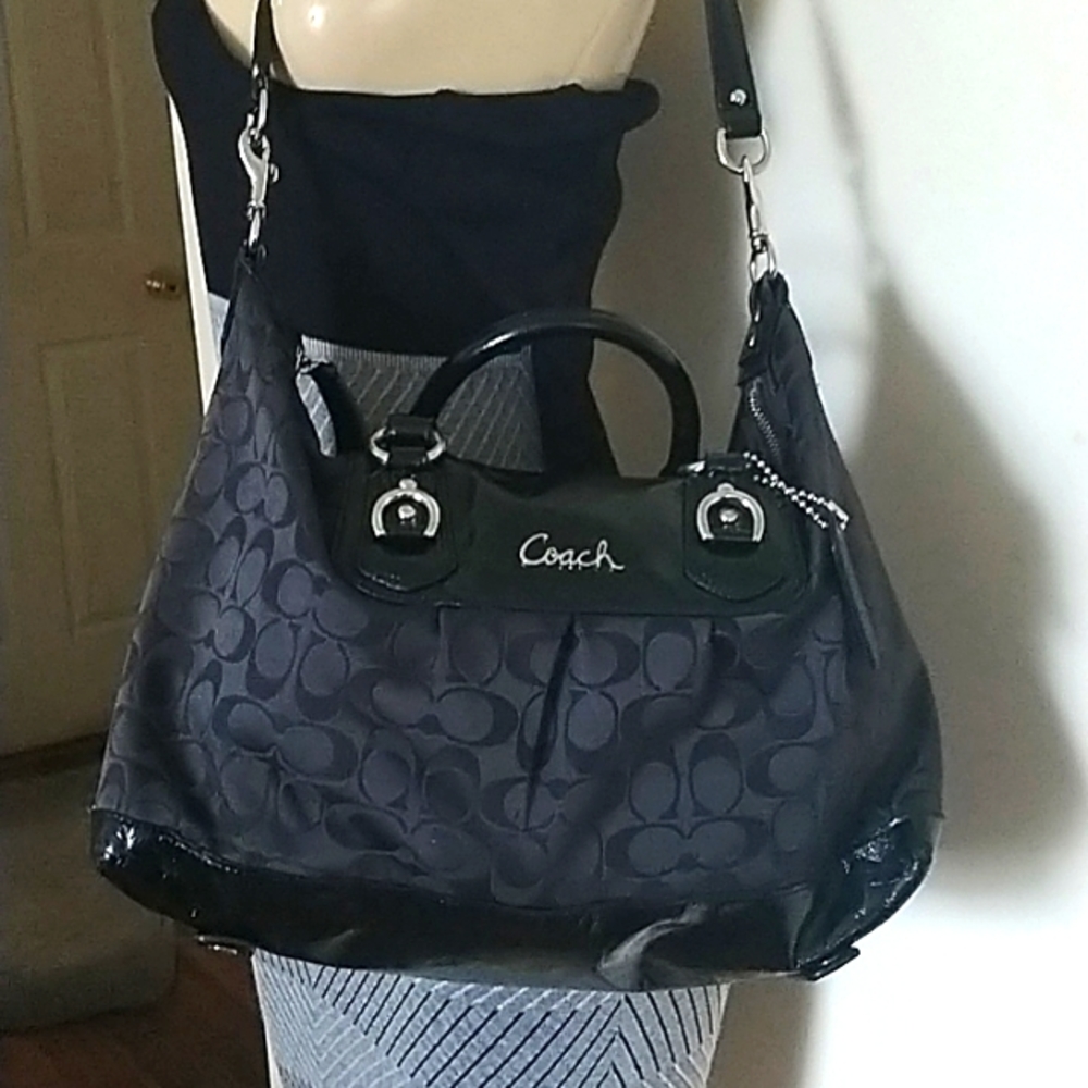 Coach Black Handbag Y2K